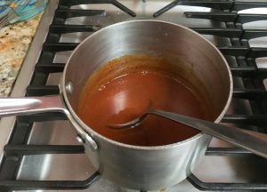 Enchilada sauce -the classic red chili sauce