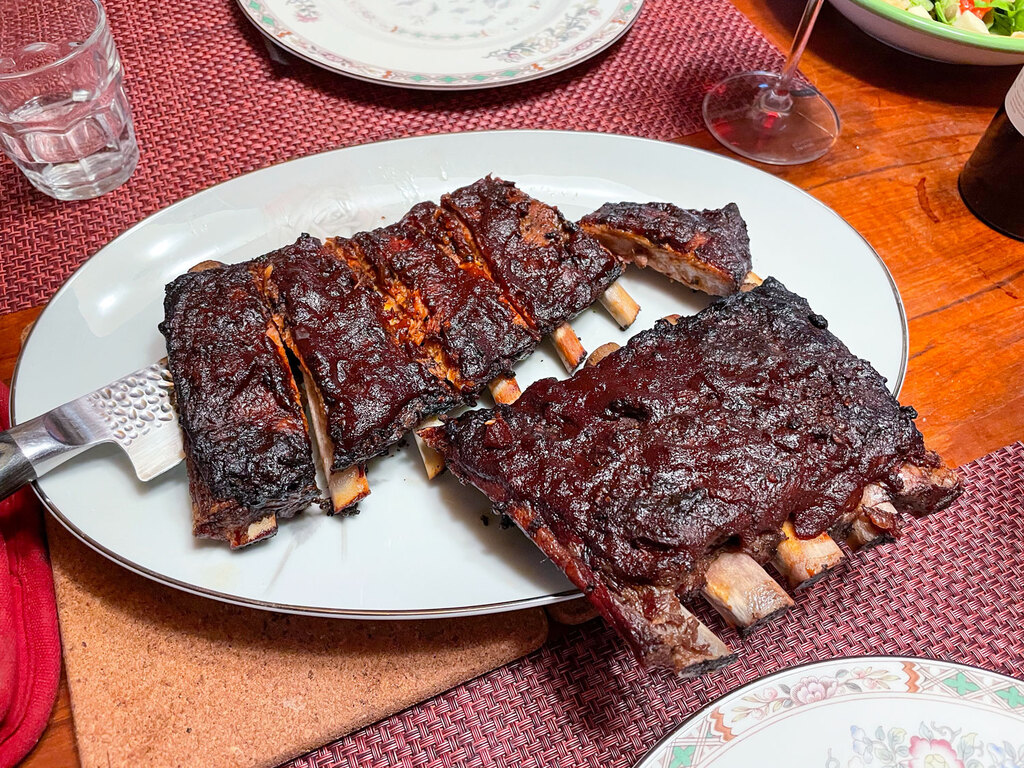 The successful bbq pork ribs